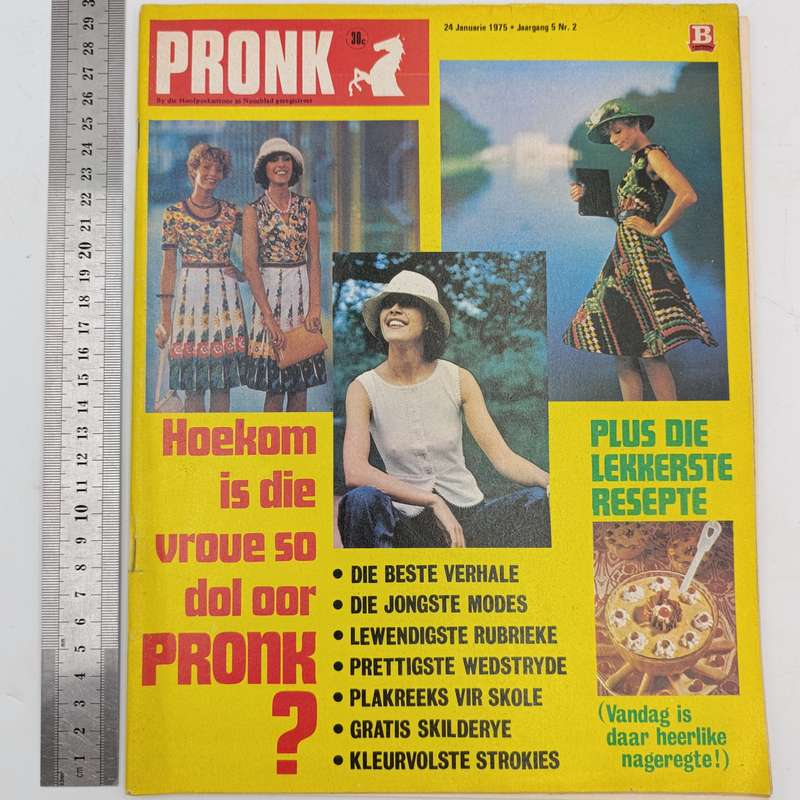 Vintage Pronk magazine - 24 January 1975 issue