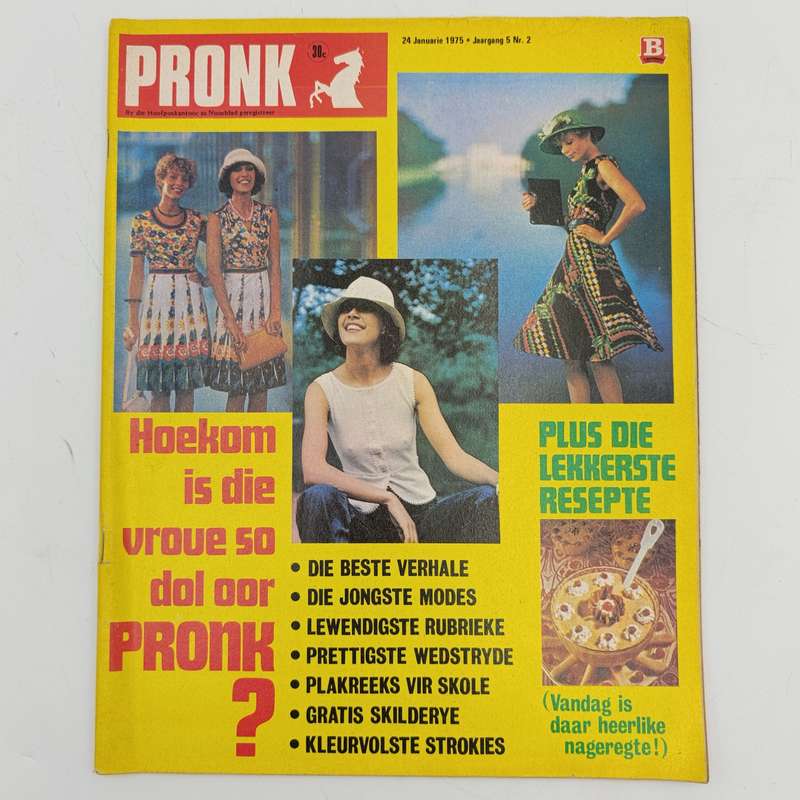 Vintage Pronk magazine - 24 January 1975 issue