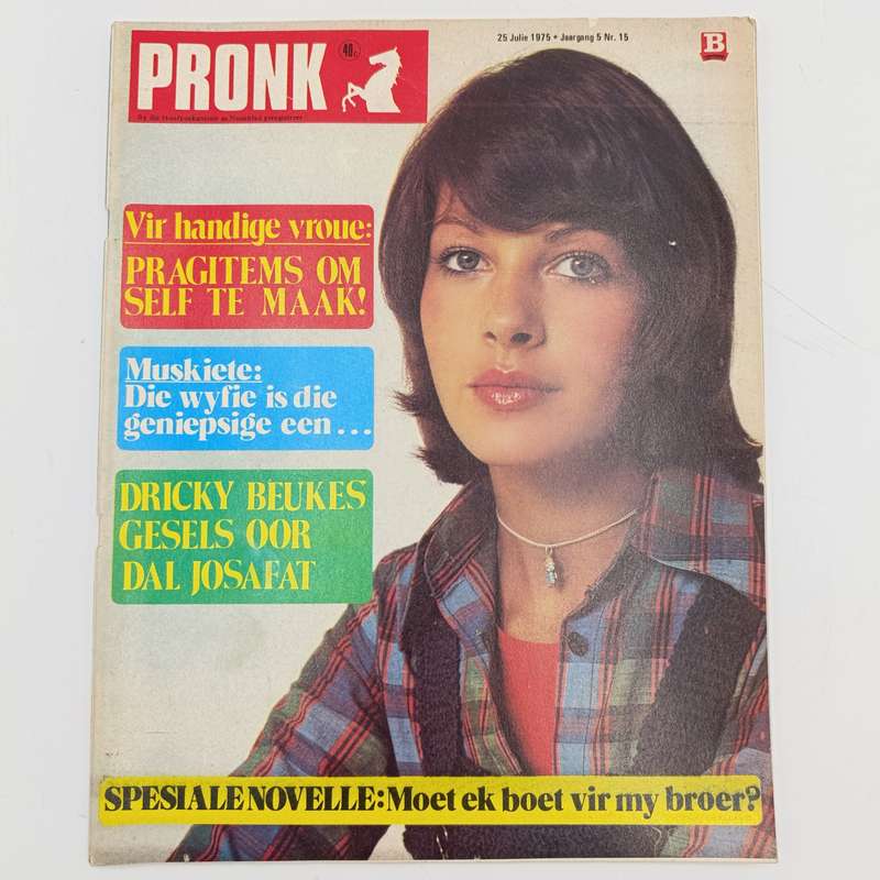 Vintage Pronk magazine - 25 July 1975 issue
