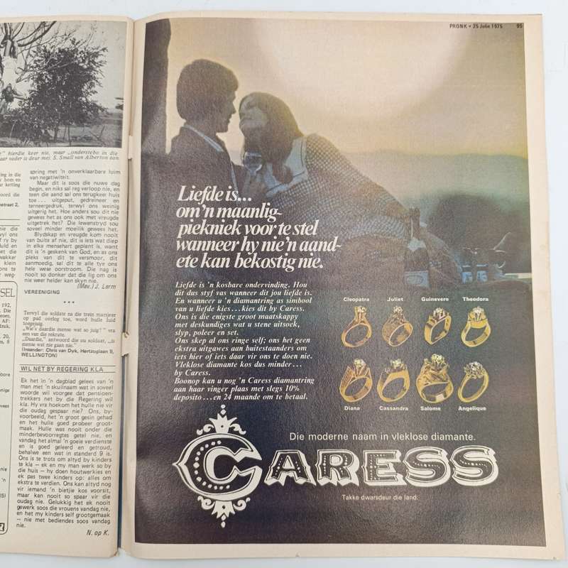 Vintage Pronk magazine - 25 July 1975 issue