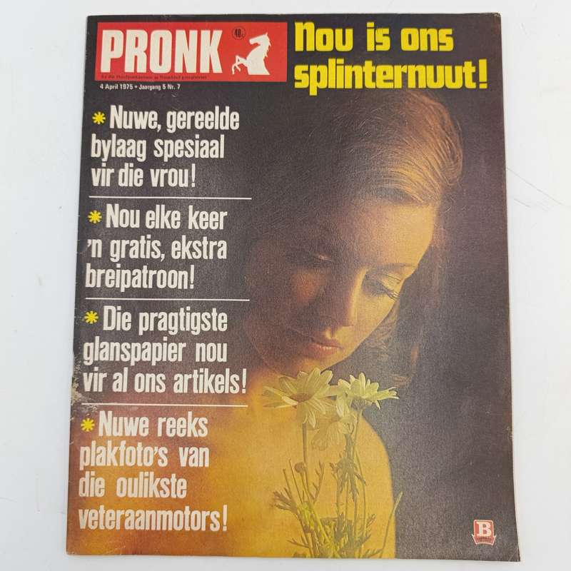 Vintage Pronk magazine - 4 April 1975 issue