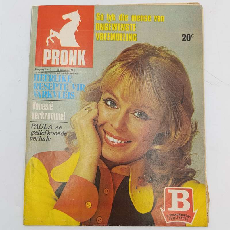 Vintage Pronk magazine - 26 January 1973 issue