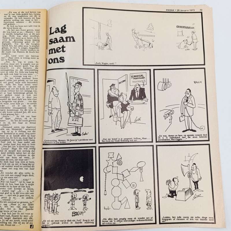 Vintage Pronk magazine - 26 January 1973 issue