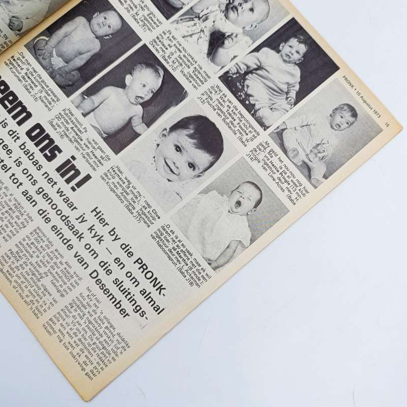 Vintage Pronk magazine - 10 August 1973 issue
