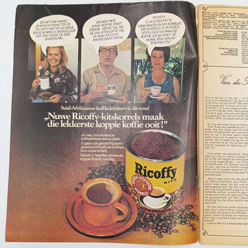 Vintage Pronk magazine - 24 August 1973 issue