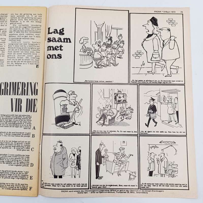 Vintage Pronk magazine - 9 March 1973 issue