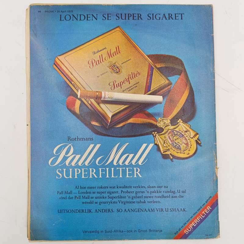 Vintage Pronk magazine - 20 April 1973 issue