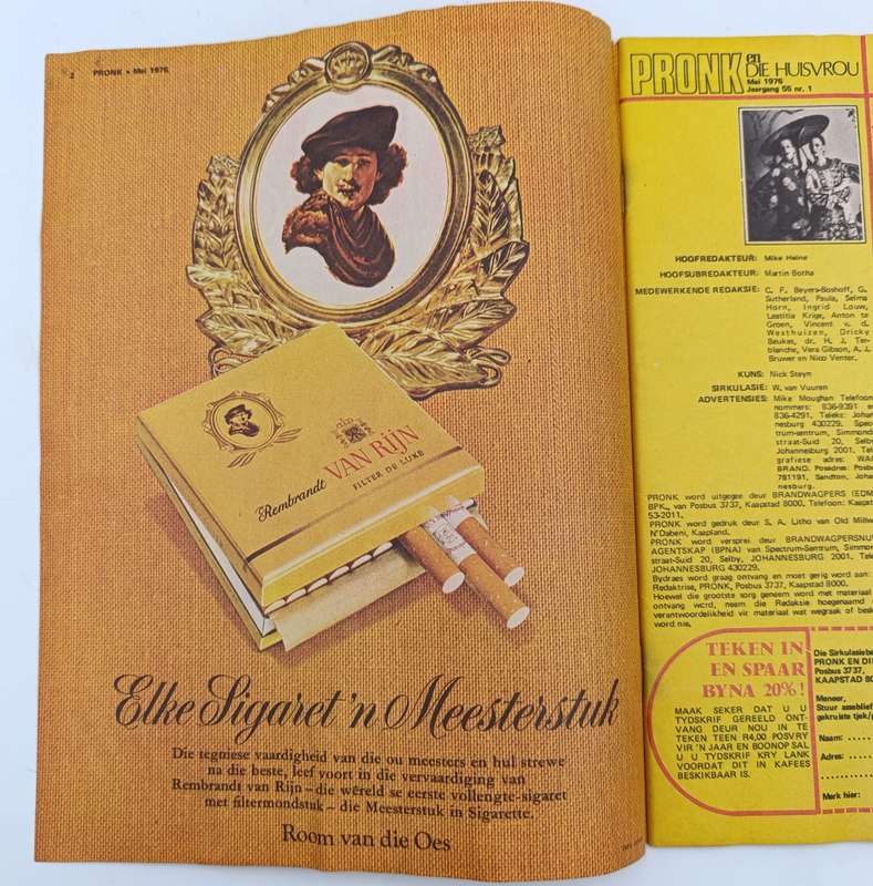 Vintage Pronk en Die Huisvrou - May 1976 issue