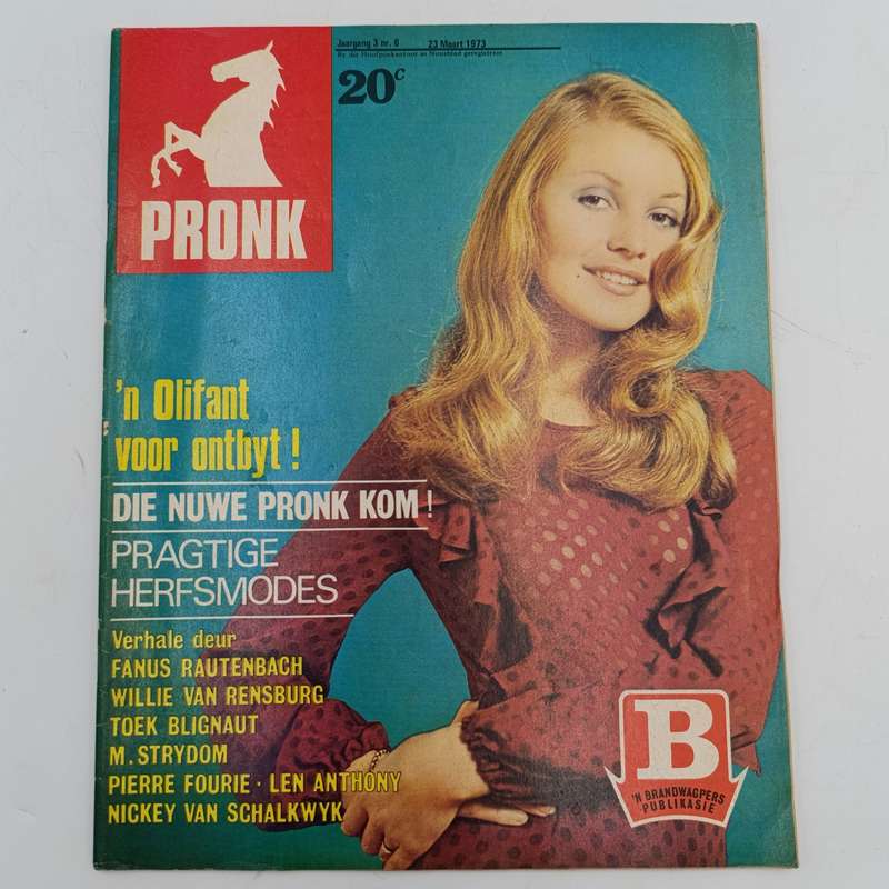 Vintage Pronk magazine - 23 March 1973 issue