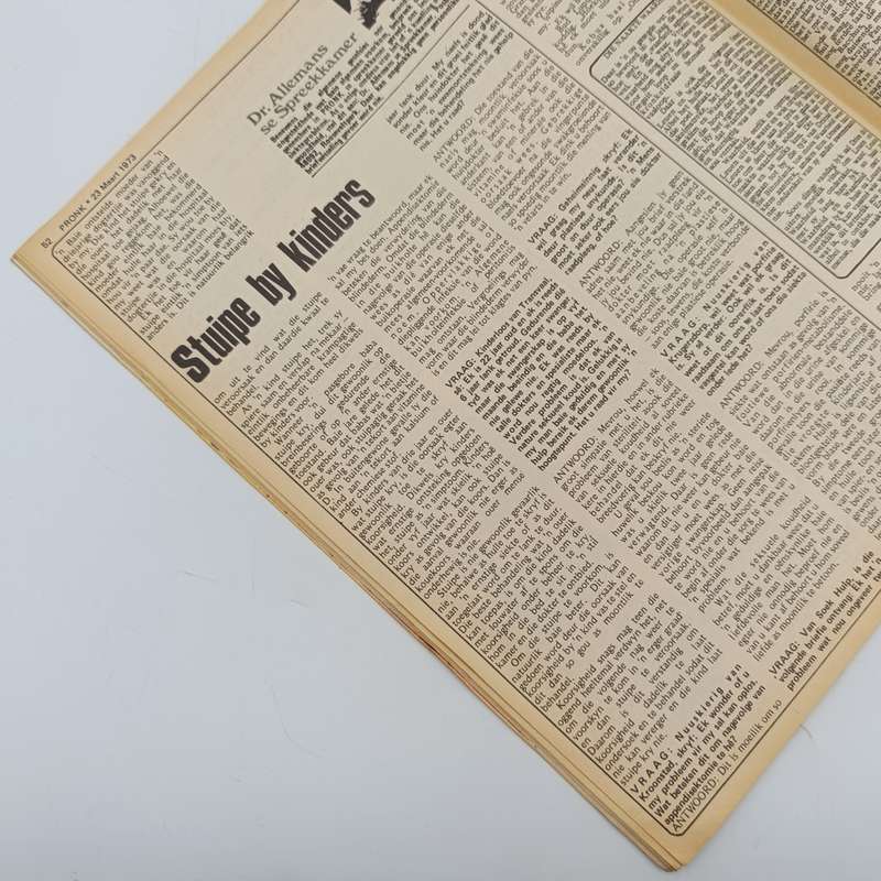 Vintage Pronk magazine - 23 March 1973 issue