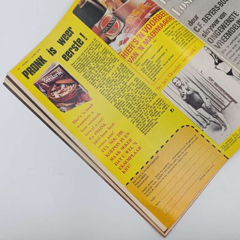 Vintage Pronk magazine - 18 May 1973 issue