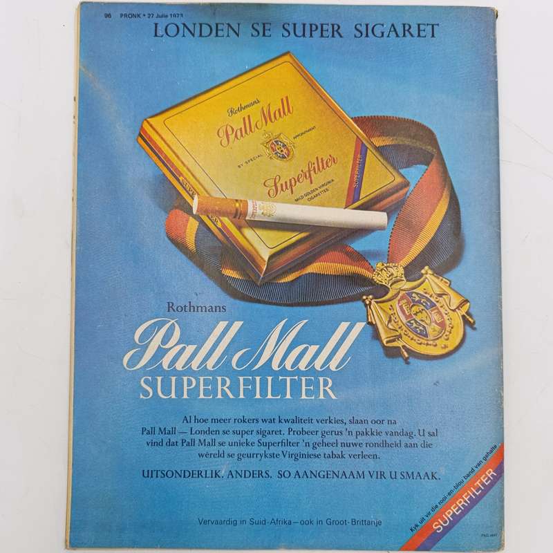 Vintage Pronk magazine - 27 July 1973 issue