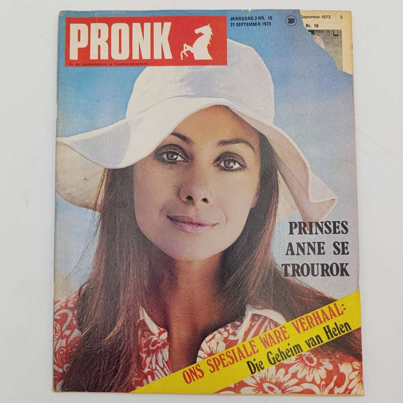 Vintage Pronk magazine - 21 September 1973 issue