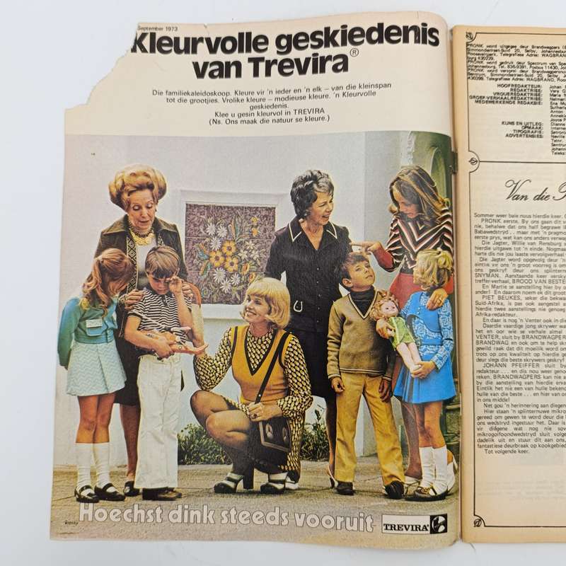 Vintage Pronk magazine - 21 September 1973 issue