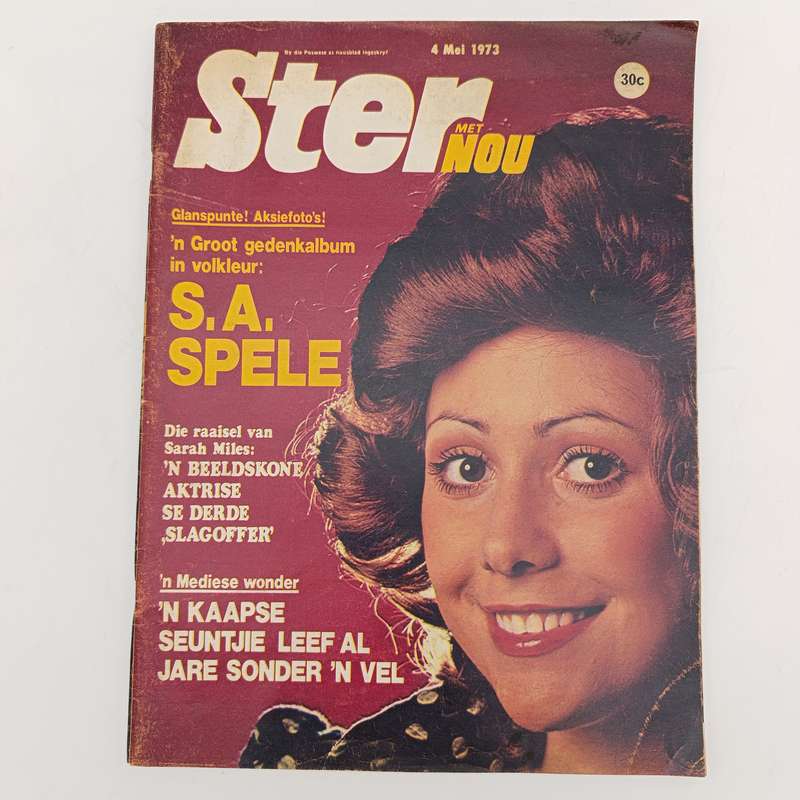 Vintage Ster with Nou magazine - 4 May 1973 issue