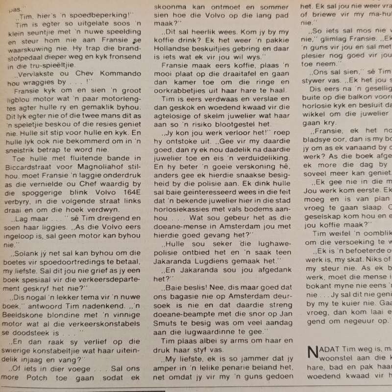 Vintage Rooi Rose magazine - 25 June 1975 issue