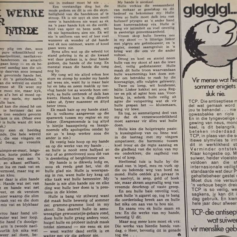 Vintage Sarie magazine - 7 June 1972 issue