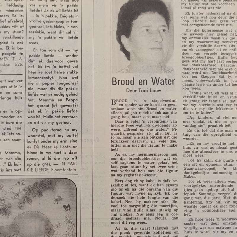 Vintage Rooi Rose magazine - 8 January 1975 issue