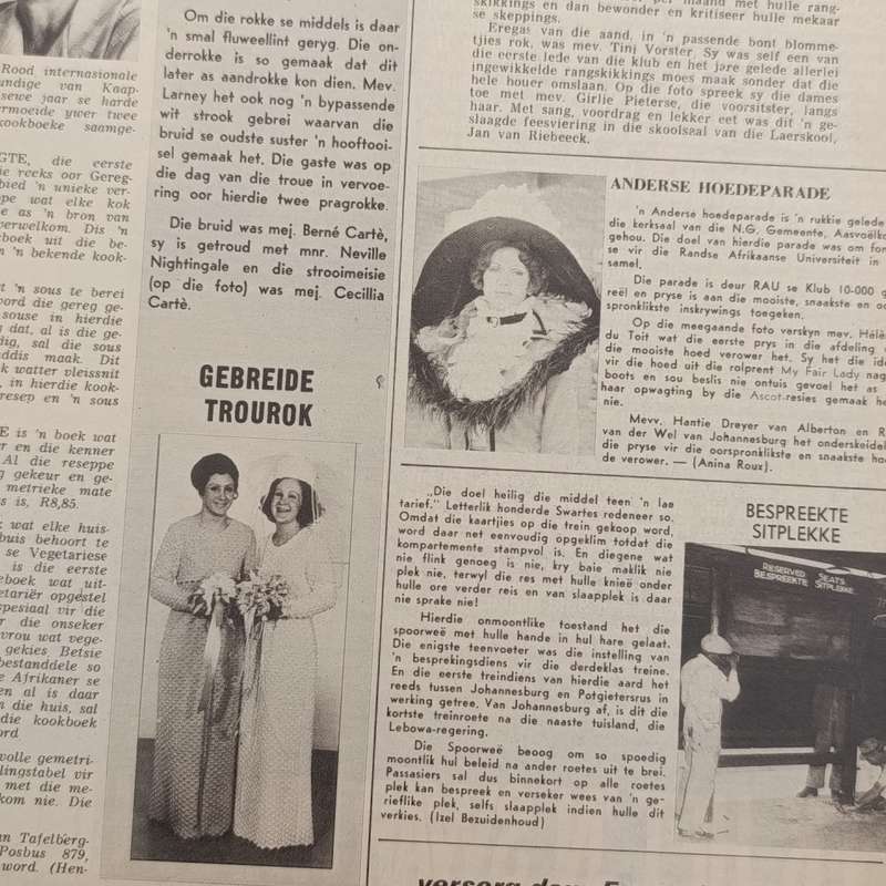 Vintage Rooi Rose magazine - 8 January 1975 issue