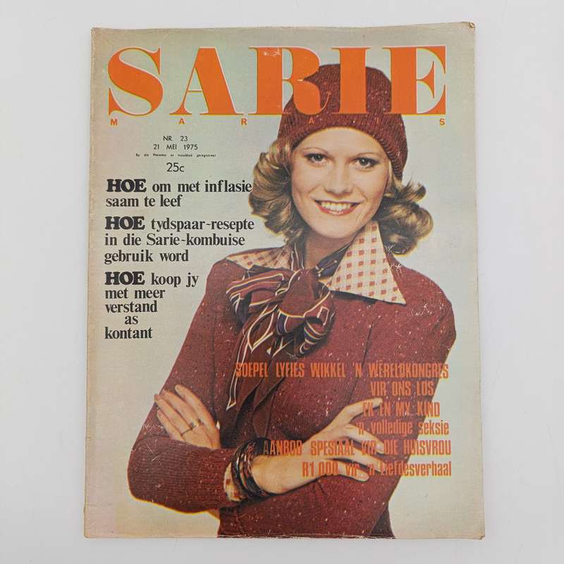 Vintage Sarie magazine - 21 May 1975 issue