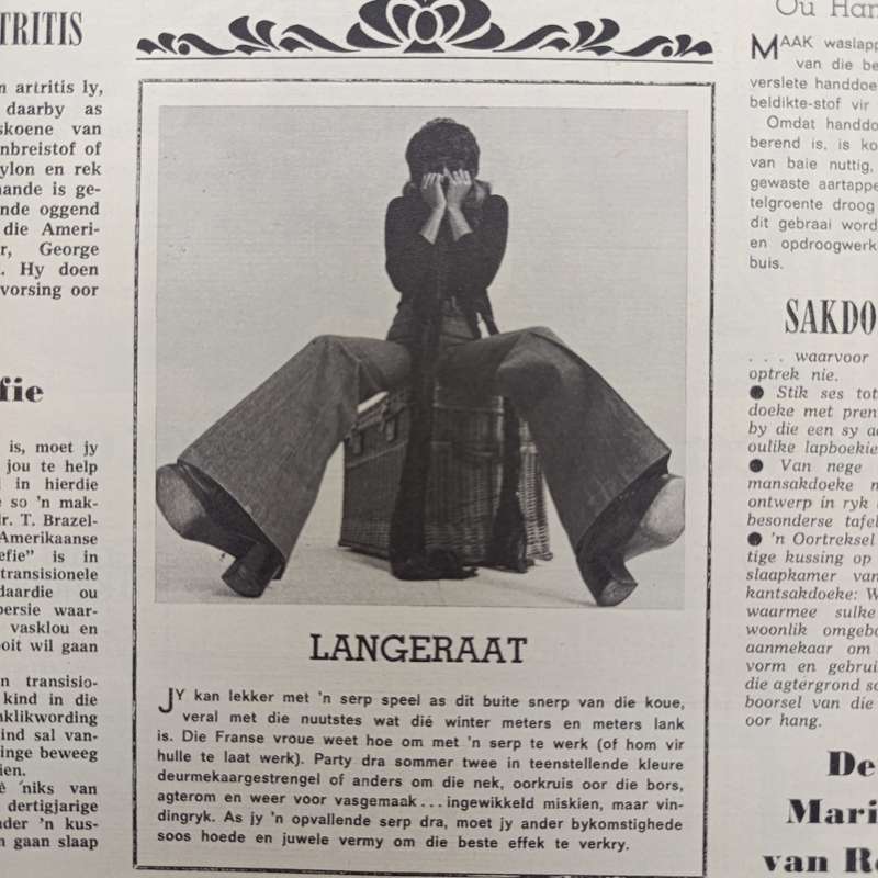 Vintage Sarie magazine - 21 May 1975 issue