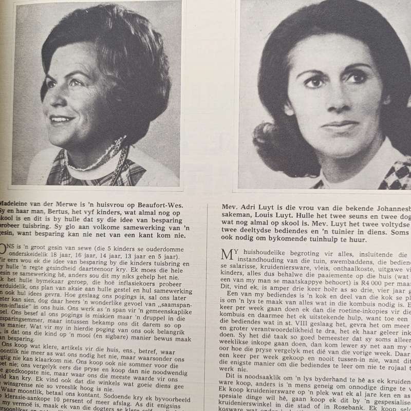 Vintage Sarie magazine - 21 May 1975 issue