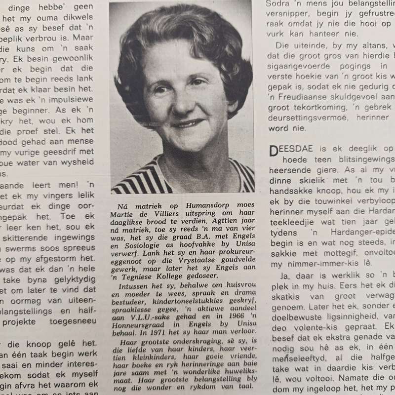 Vintage Sarie magazine - 5 June 1974 issue