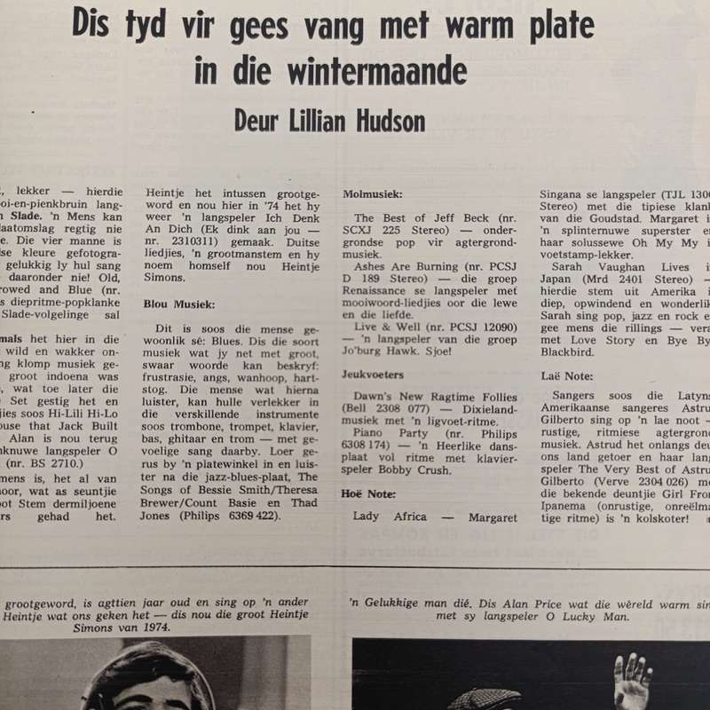 Vintage Sarie magazine - 5 June 1974 issue