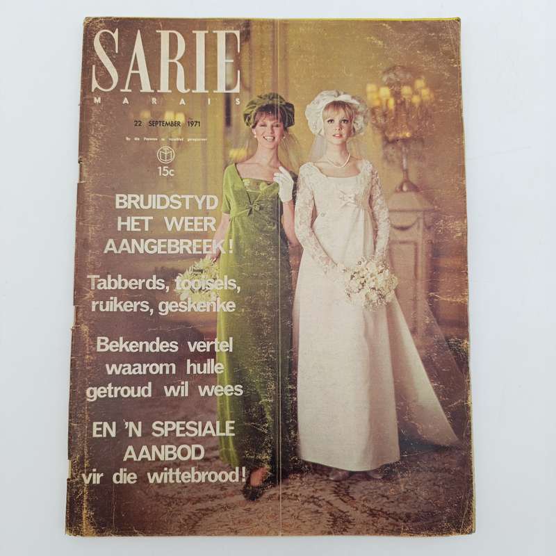 Vintage Sarie magazine - 22 September 1971 issue