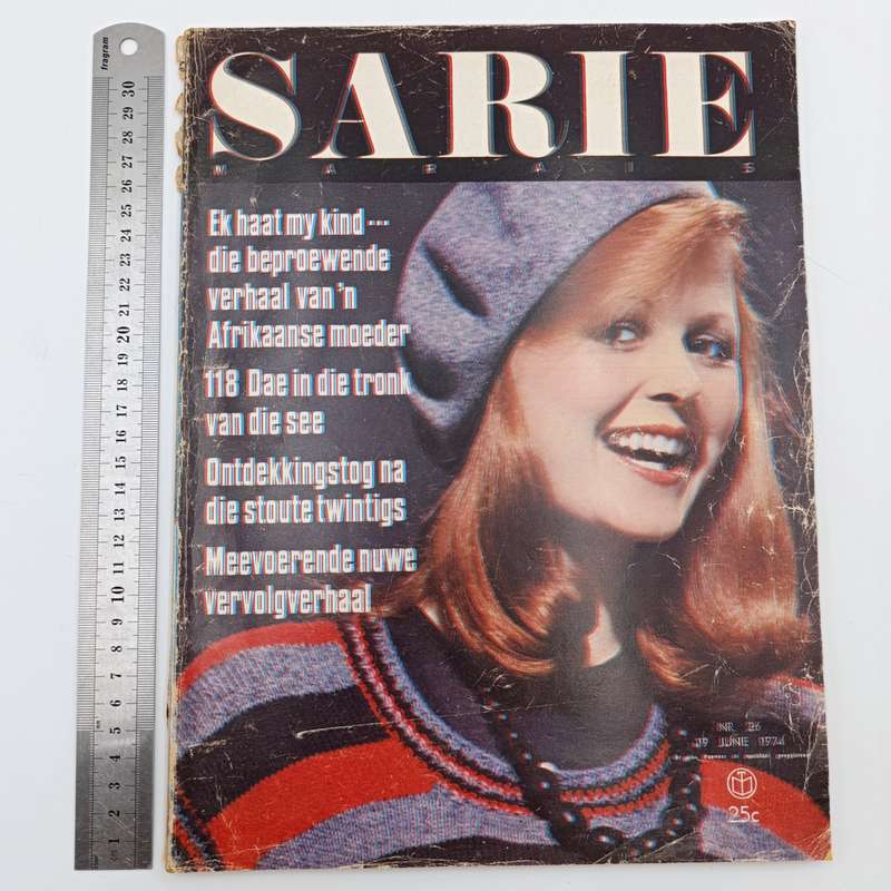 Vintage Sarie magazine - 19 June 1974 issue
