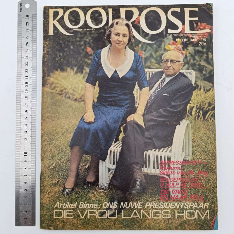Vintage Rooi Rose magazine - 19 February 1975 issue