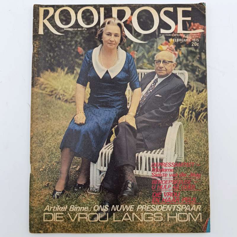 Vintage Rooi Rose magazine - 19 February 1975 issue