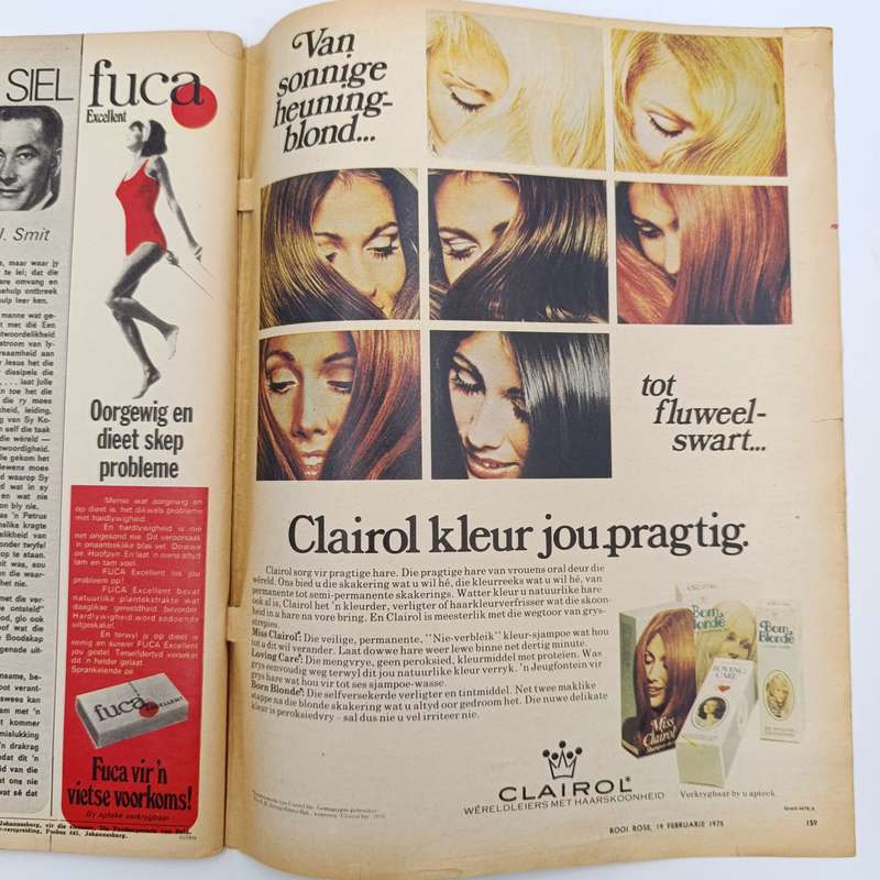 Vintage Rooi Rose magazine - 19 February 1975 issue