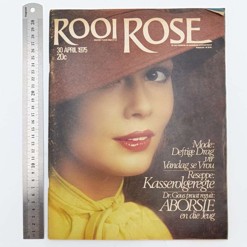Vintage Rooi Rose magazine - 30 April 1975 issue