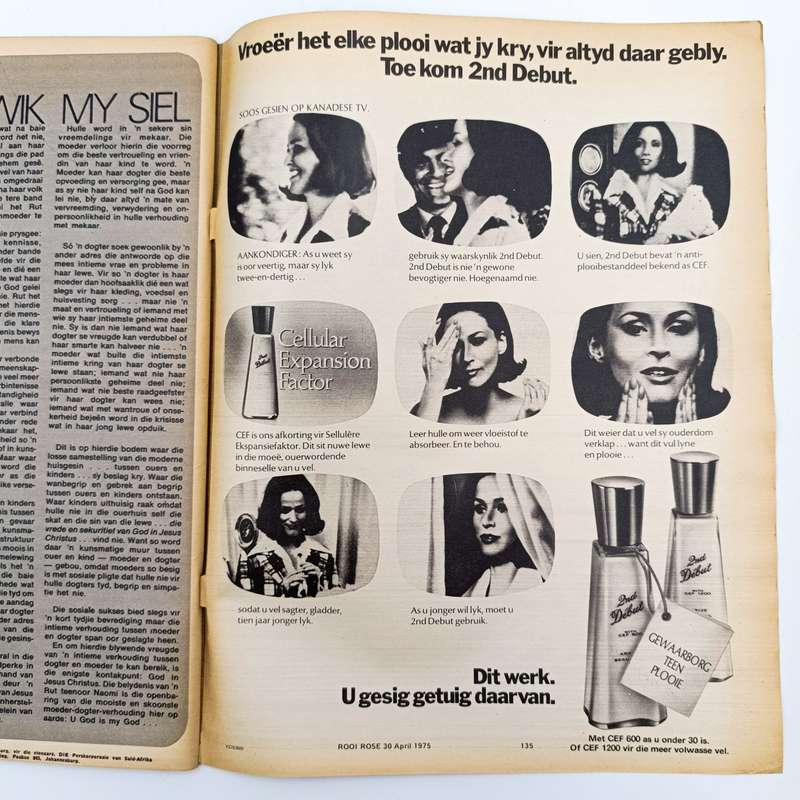 Vintage Rooi Rose magazine - 30 April 1975 issue