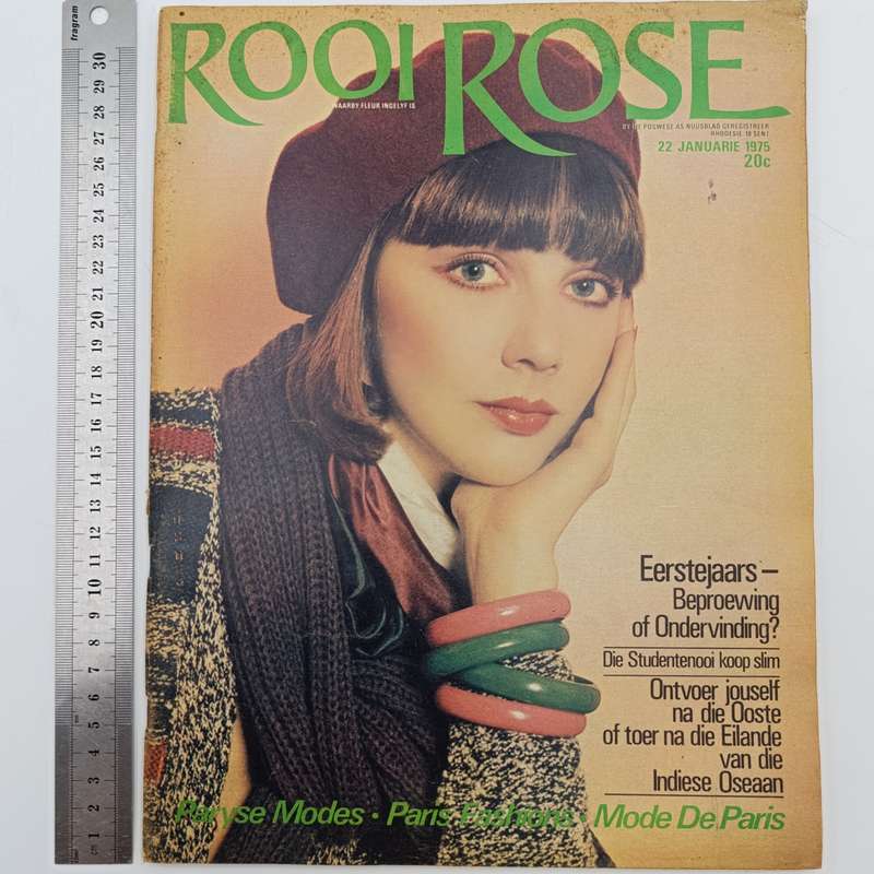 Vintage Rooi Rose magazine - 22 January 1975 issue