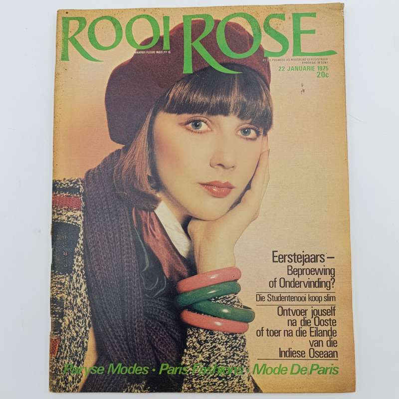 Vintage Rooi Rose magazine - 22 January 1975 issue