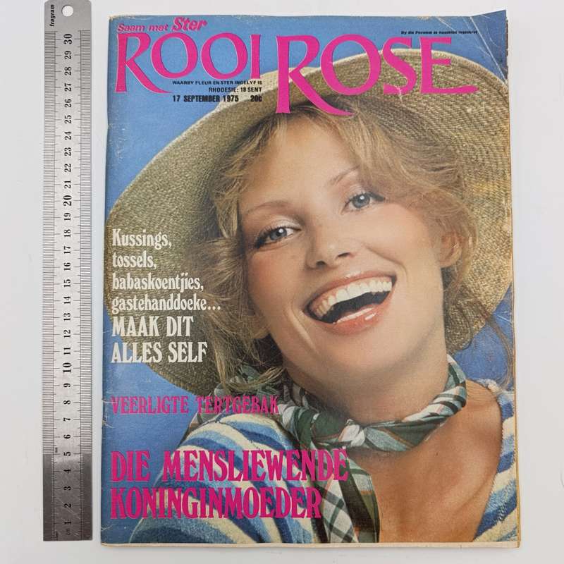 Vintage Rooi Rose en Ster magazine - 17 September 1975 issue