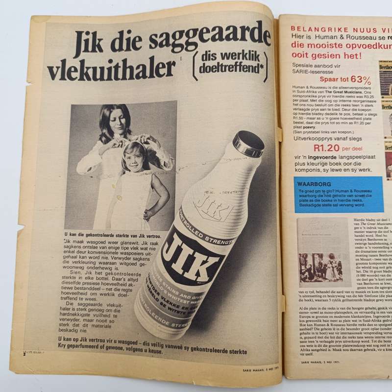 Vintage Sarie magazine - 5 May 1971 issue