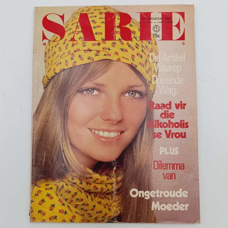 Vintage Sarie magazine - 16 August 1972 issue
