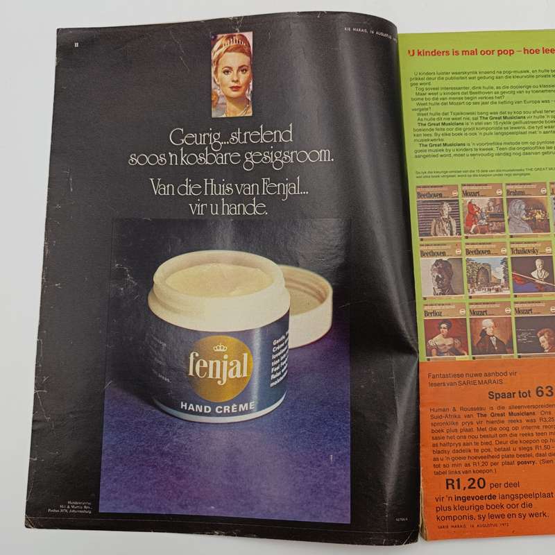 Vintage Sarie magazine - 16 August 1972 issue