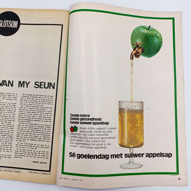 Vintage Sarie magazine - 31 January 1973 issue