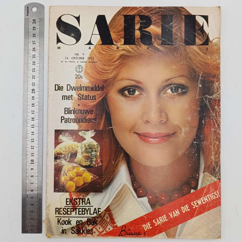 Vintage Sarie magazine - 24 October 1973 issue