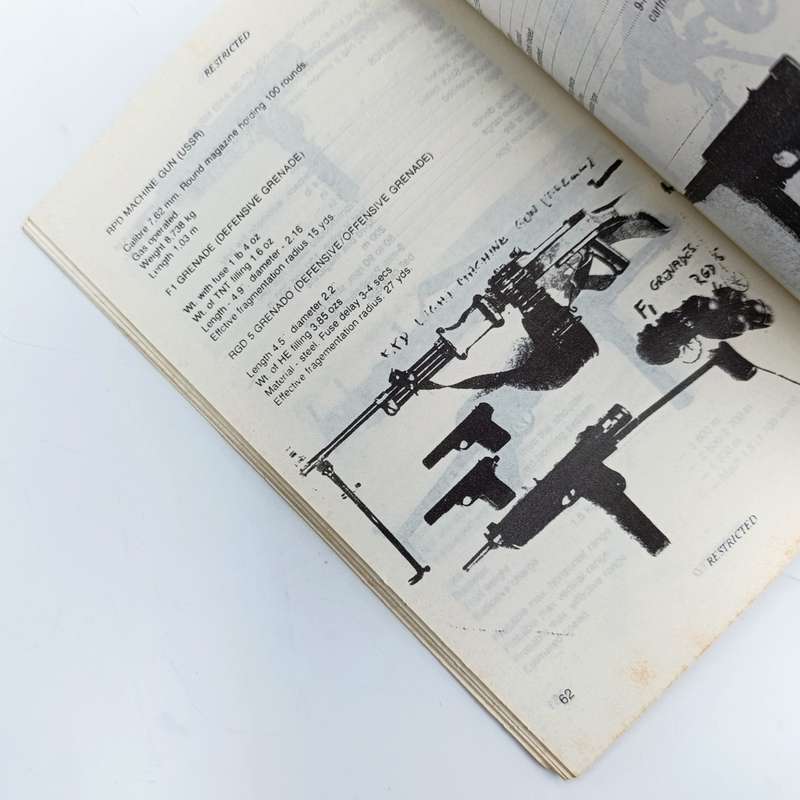 Namibian - SWAPO - Know your enemy booklet - belonged to Pte. CJ Lister