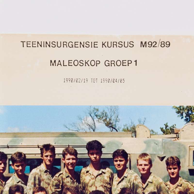 SA Police task force Maleoskop Groep 1 photo - Teeninsurgensie kursus M92/89