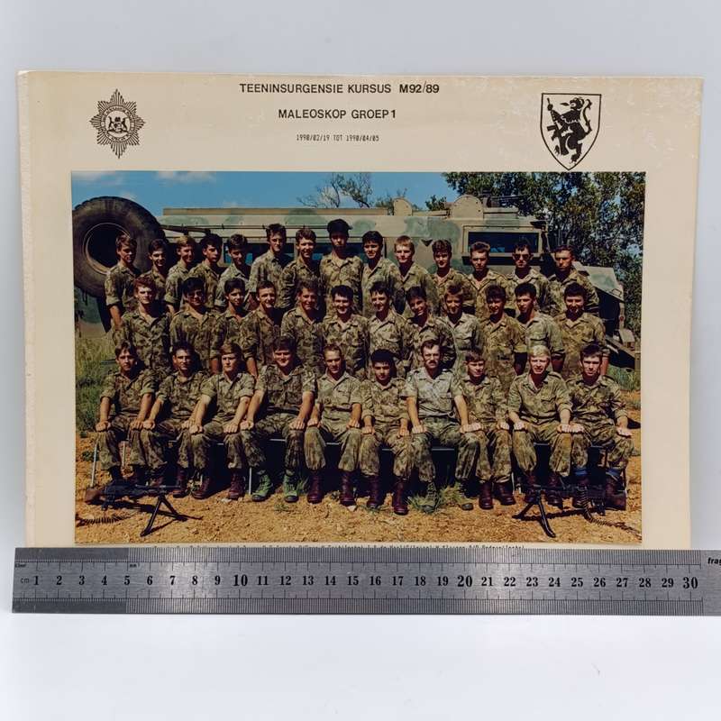 SA Police task force Maleoskop Groep 1 photo - Teeninsurgensie kursus M92/89