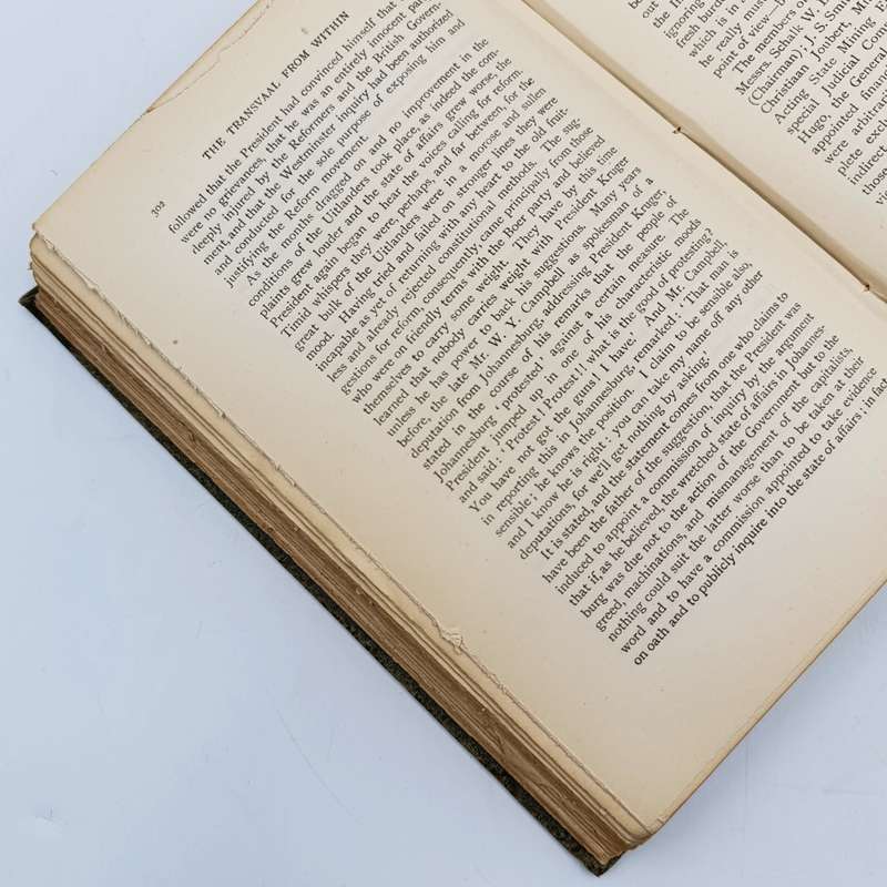 The Transvaal from within - a Private record of public affairs by J.P Fitzpatrick - 1899 issue