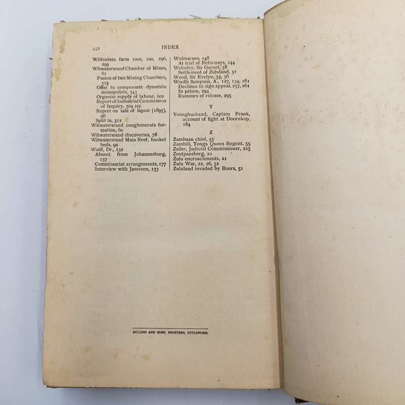The Transvaal from within - a Private record of public affairs by J.P Fitzpatrick - 1899 issue