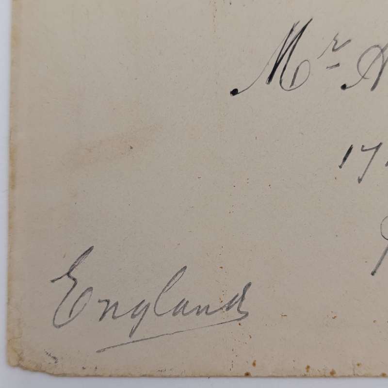Boer War cover posted at APO 26- Bloemfontein to Rochester England - English stamp used