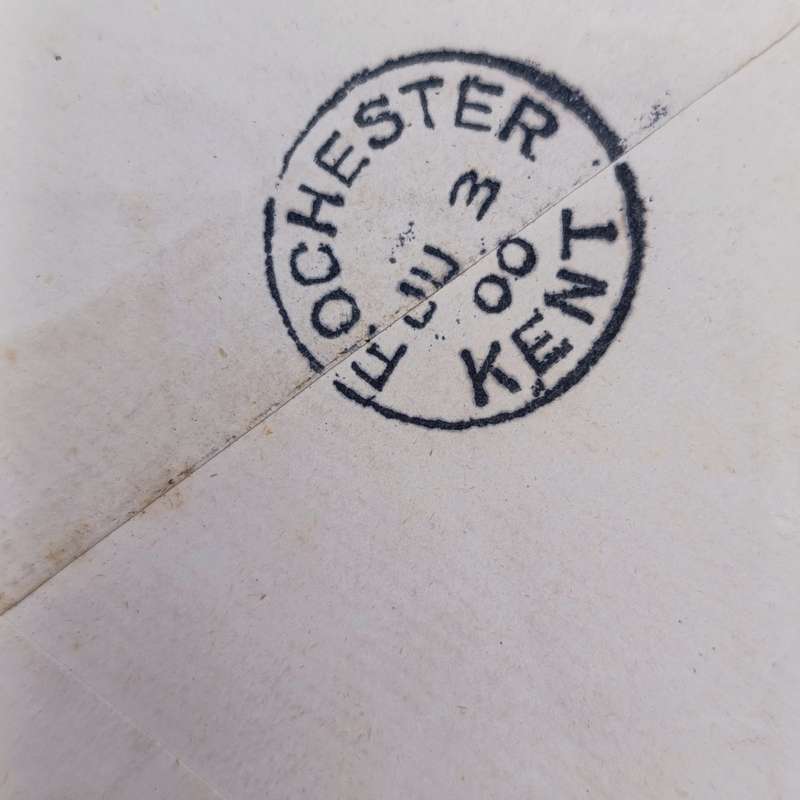 Boer War cover posted at APO 26- Bloemfontein to Rochester England - English stamp used
